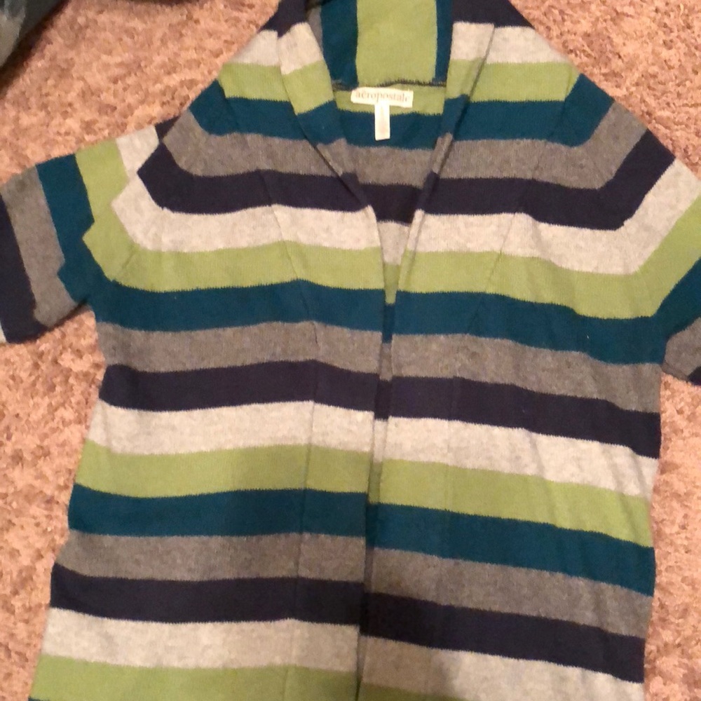 Aeropostale striped cardigan